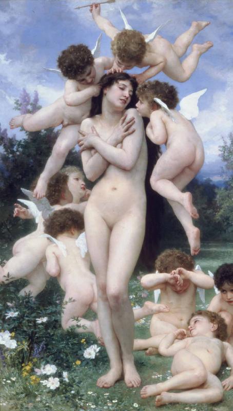 William-Adolphe Bouguereau The Return of Spring